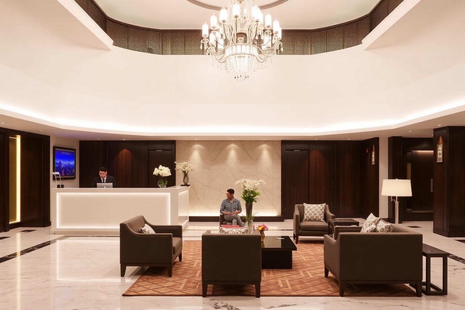 Luxury hotel lobby in Palam Vihar Gurgaon